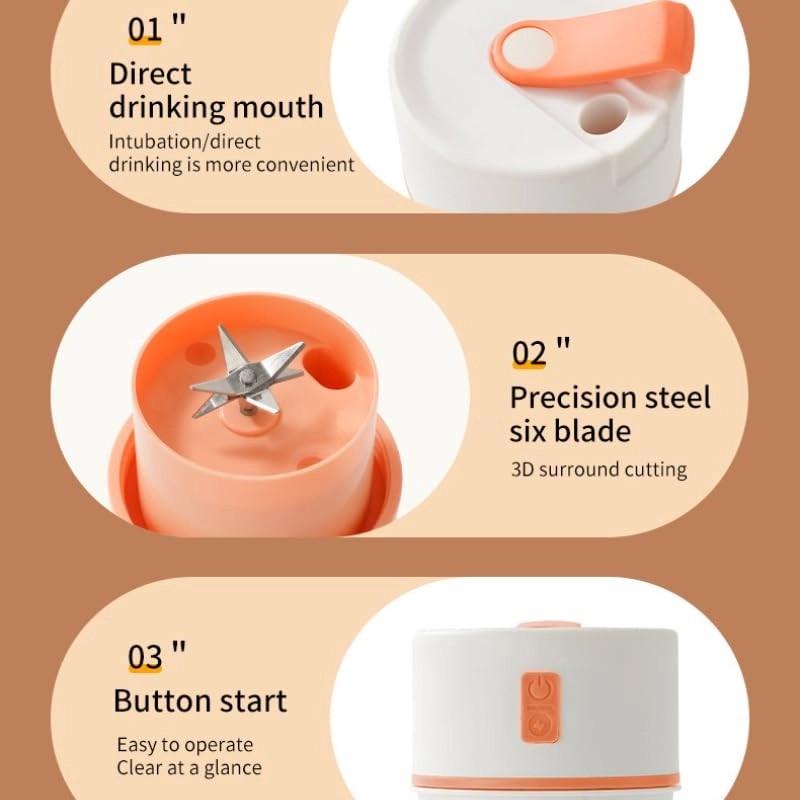 mini electric juicing cup - 200W and below 400mL and below