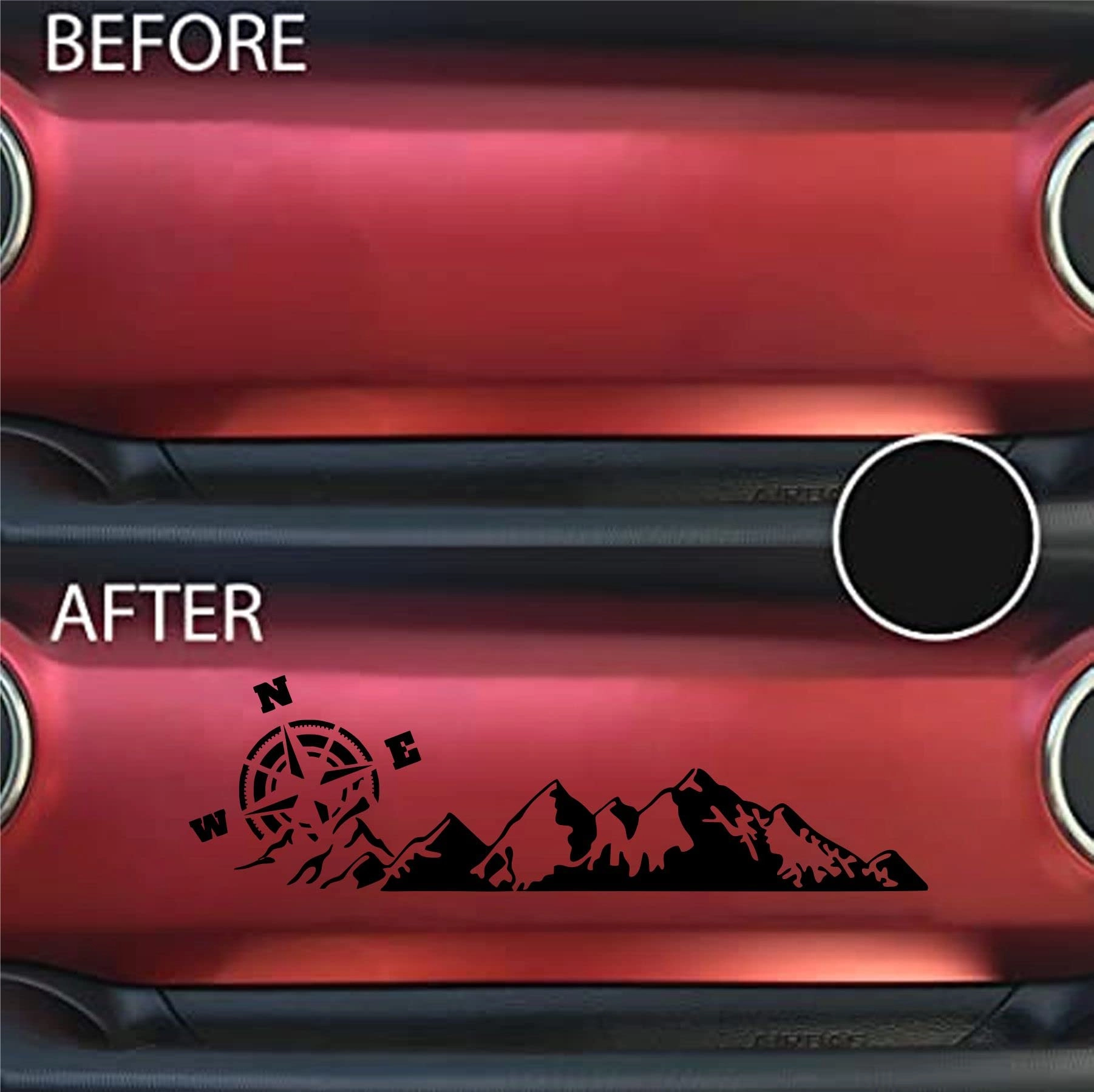 Car Dashboard Stickers