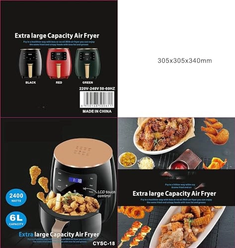 Silver Crest Multifunctional Digital Touch Air Fryer