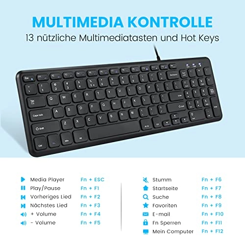 PERIBOARD-213 - QWERTZ Wired