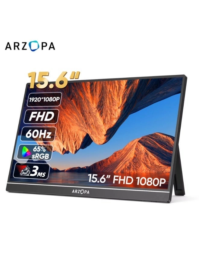 ARZOPA Portable Monitor - 1920x1080 15.6-inch