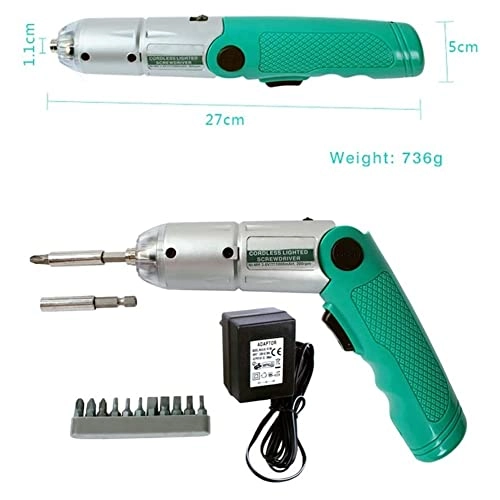 Cordless Electric Screwdriver - 5N·M MAX Rechargeable USB Charging