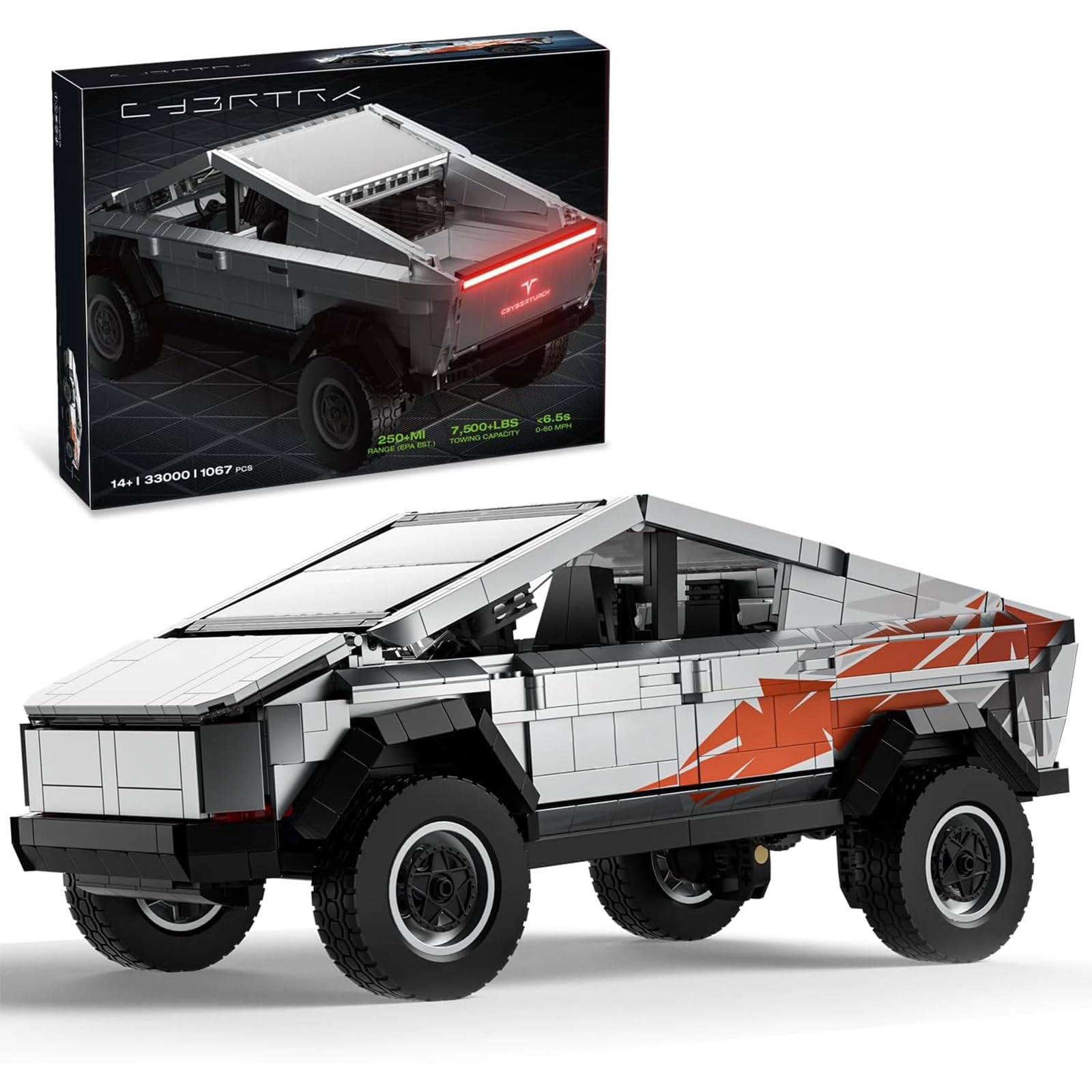 TOY PLAYER Truck Building Block Kit - 1067 pcs