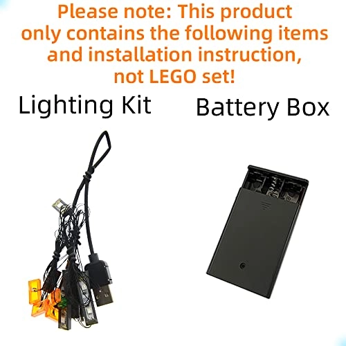 LED Lighting Kit for LEGO Ninjago Skull Sorcerer's Dungeons 71722