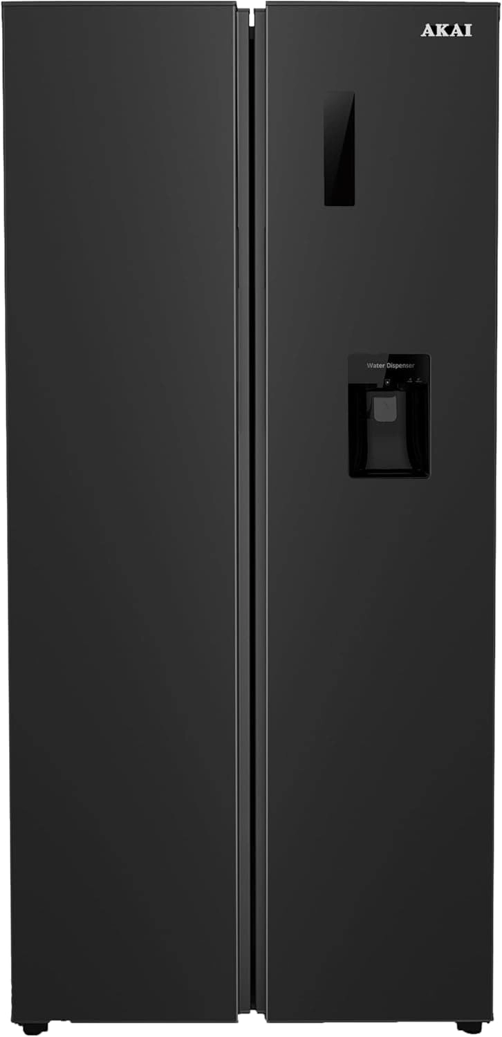 Akai Side by Side Refrigerator - 600L Water Dispenser Inverter