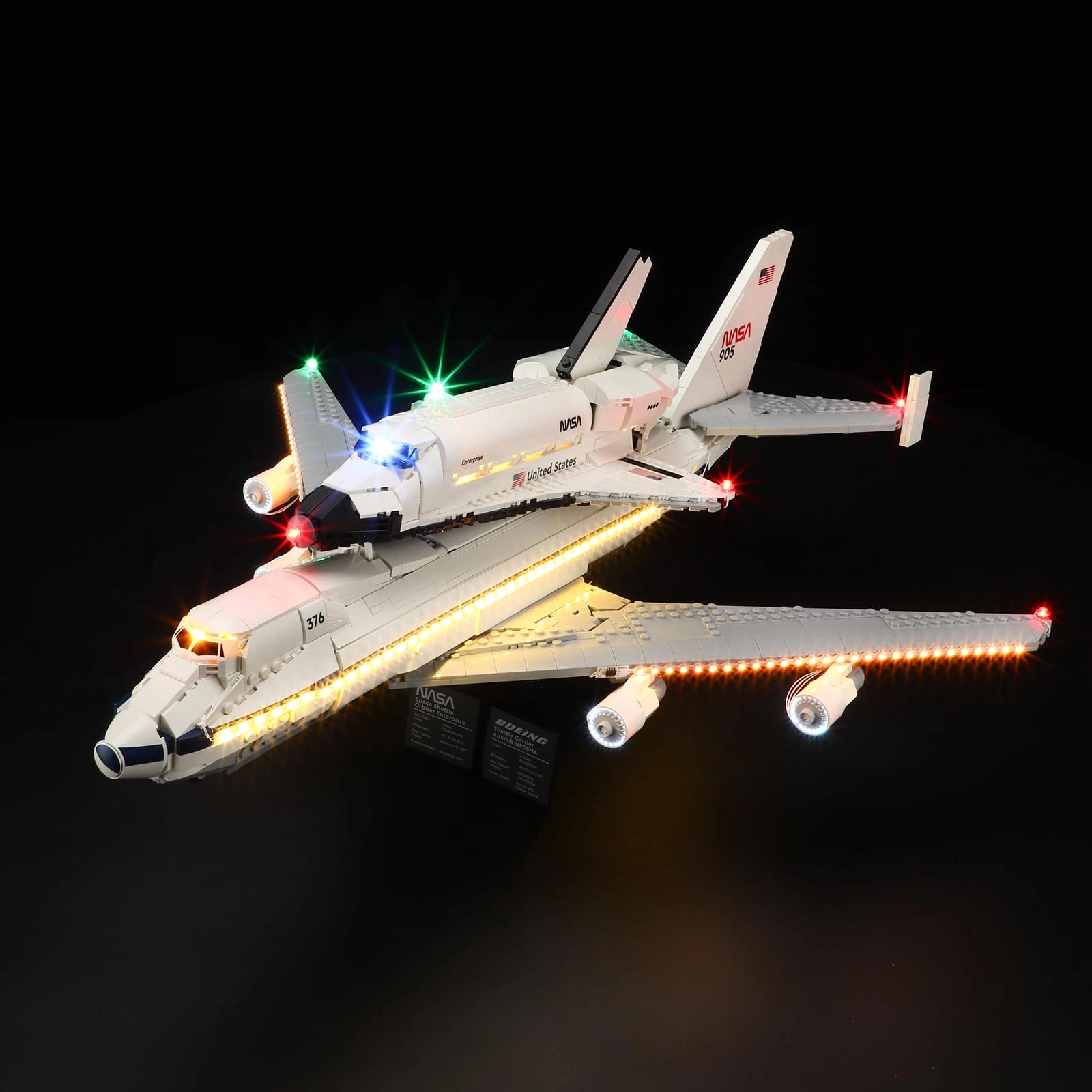 GEAMENT LED Light Kit for LEGO Shuttle Carrier Aircraft 10360 - Plastic Sport 1 4.5-5V