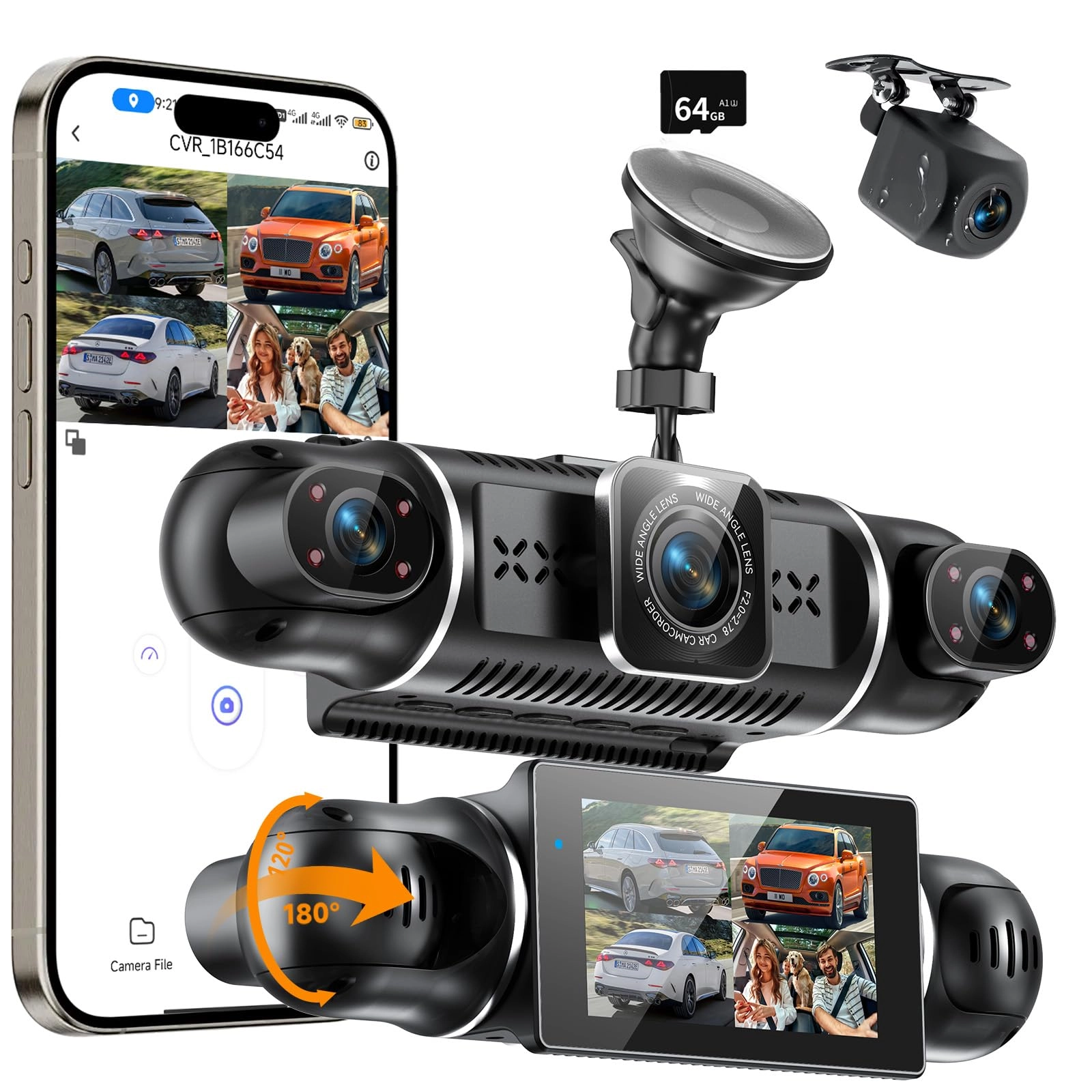 CARTSDOII Dashcam Auto - 1440p