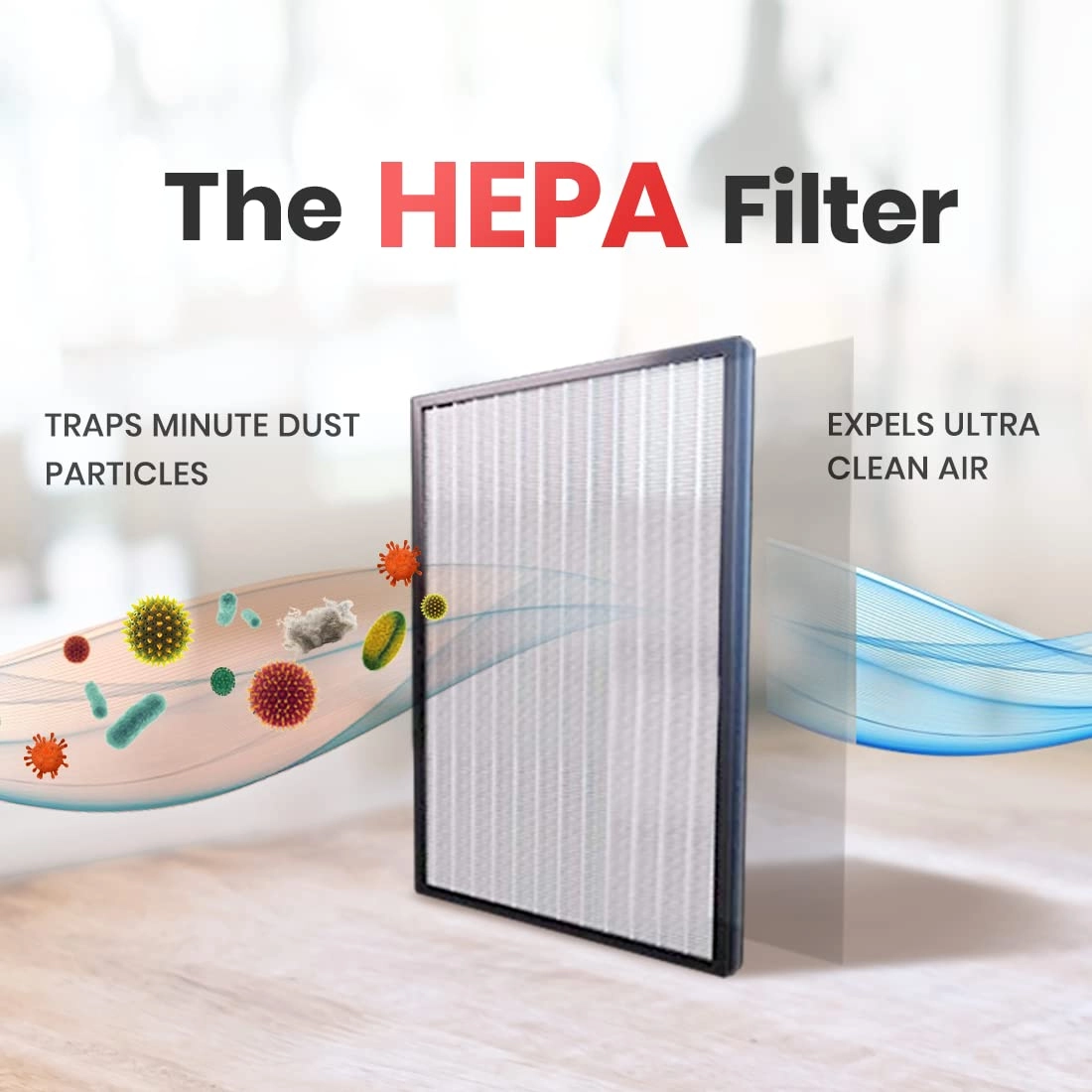 Compact - 700W Powerful Suction Washable HEPA Filter