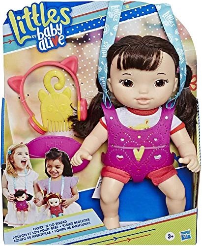 Baby Alive Doll Toddler - carrier Brunette Ages 3+
