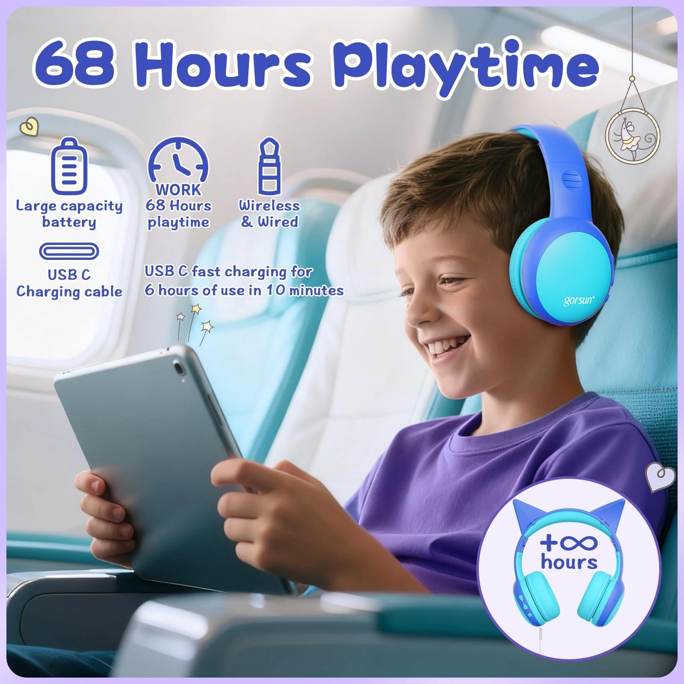 E61 Wireless Headphone