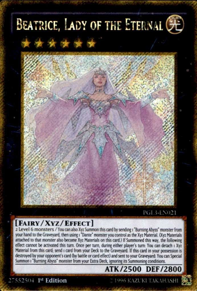 Konami Yu-Gi-Oh! Beatrice, Lady of the Eternal PGL3-EN021