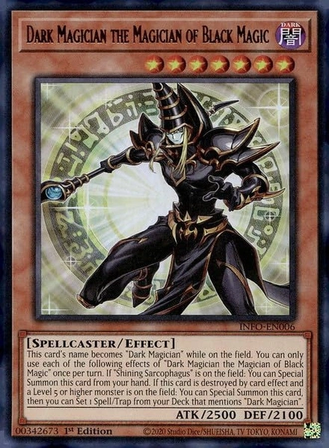 Yu-Gi-Oh! Dark Magician The Magician of Black Magic - INFO-EN006