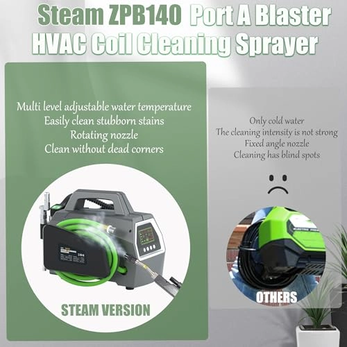 steam cleaning machine - 2200 watts gray
