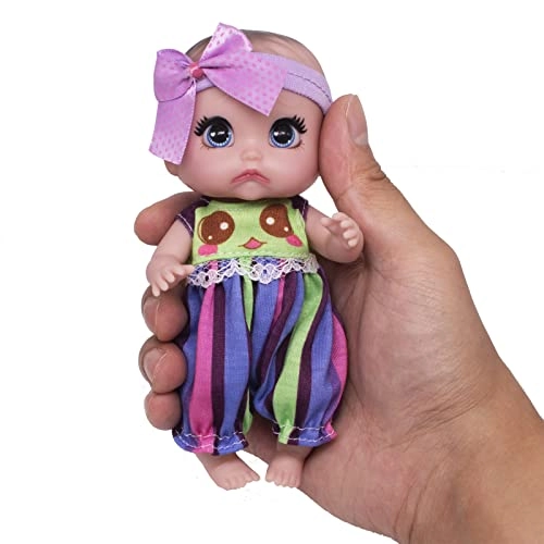 Reborn Baby Doll - 6" 16 cm Vinyl Purple Ages 3+