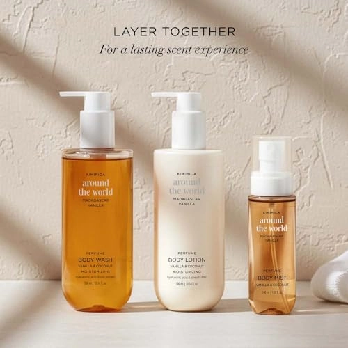 Around the world Madagascar Vanilla Perfume Body Mist - 100 Milliliters Fresh