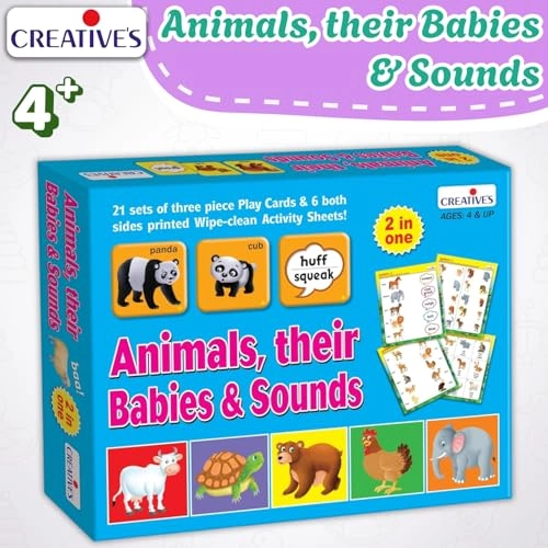 Animals Their Babies & Sounds - 4 years and up 63 pieces