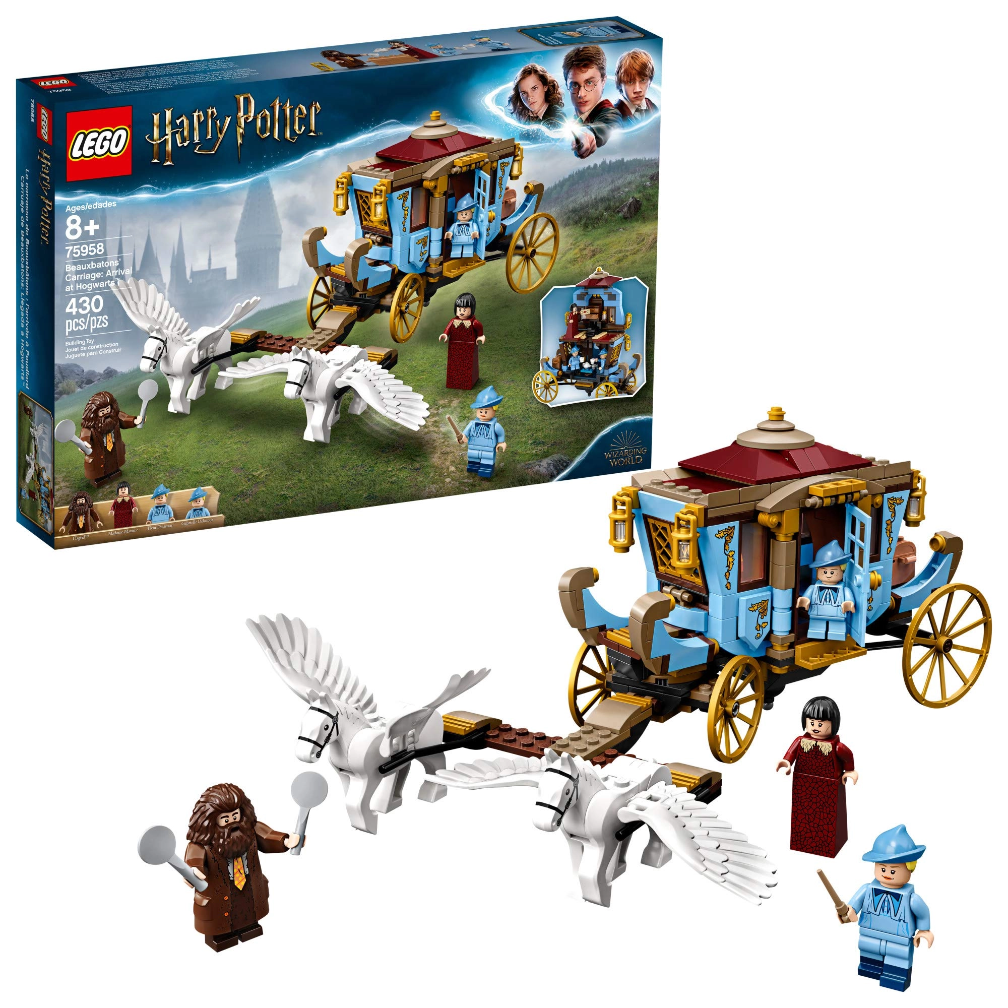 LEGO Harry Potter Beauxbatons’ Carriage (75958) - 430 Pieces 4 Minifigures