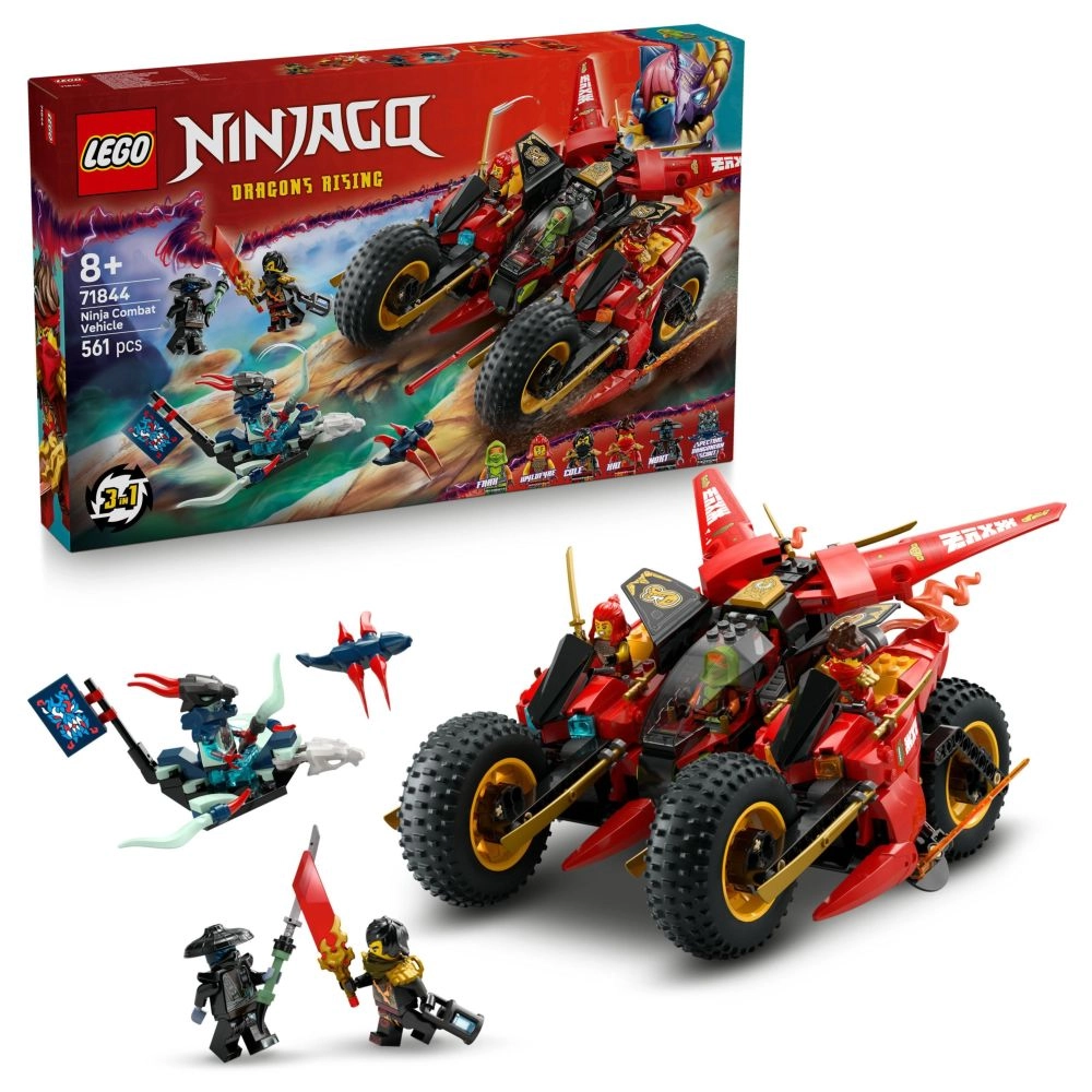 LEGO NINJAGO Ninja Combat Vehicle 3-in-1 (71844)