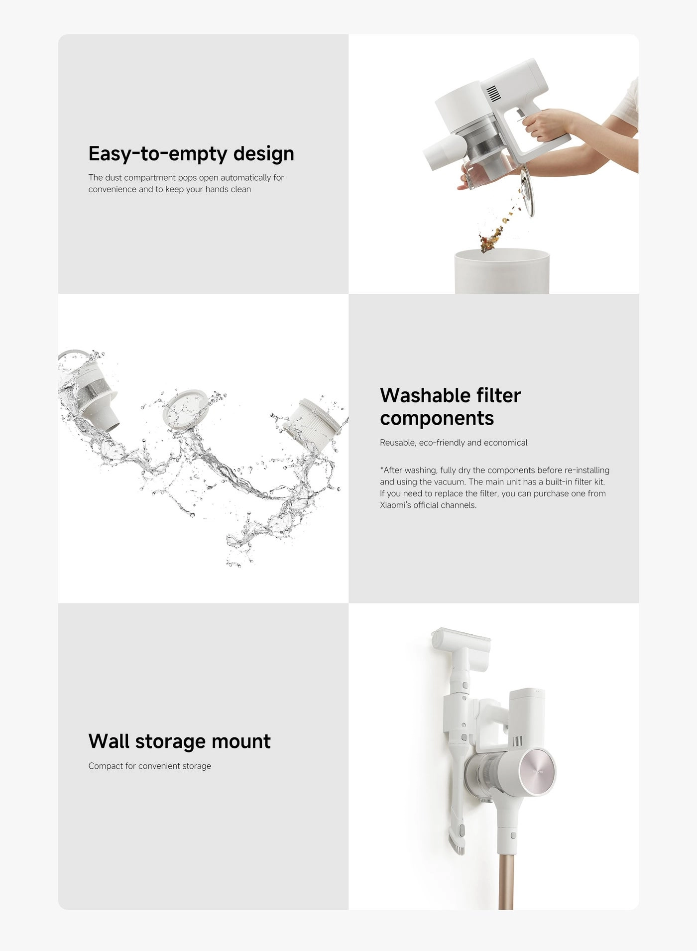 Cordless Vacuum Cleaner - 150AW 600mL