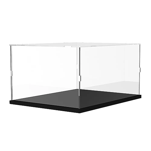 Transparent Acrylic Display Case - Compatible with popular LEGO sets: Lego Senna Icons McLaren MP4/4 10330, Lego Friend 21319, Lego Star Wars Millennium Falcon 75375