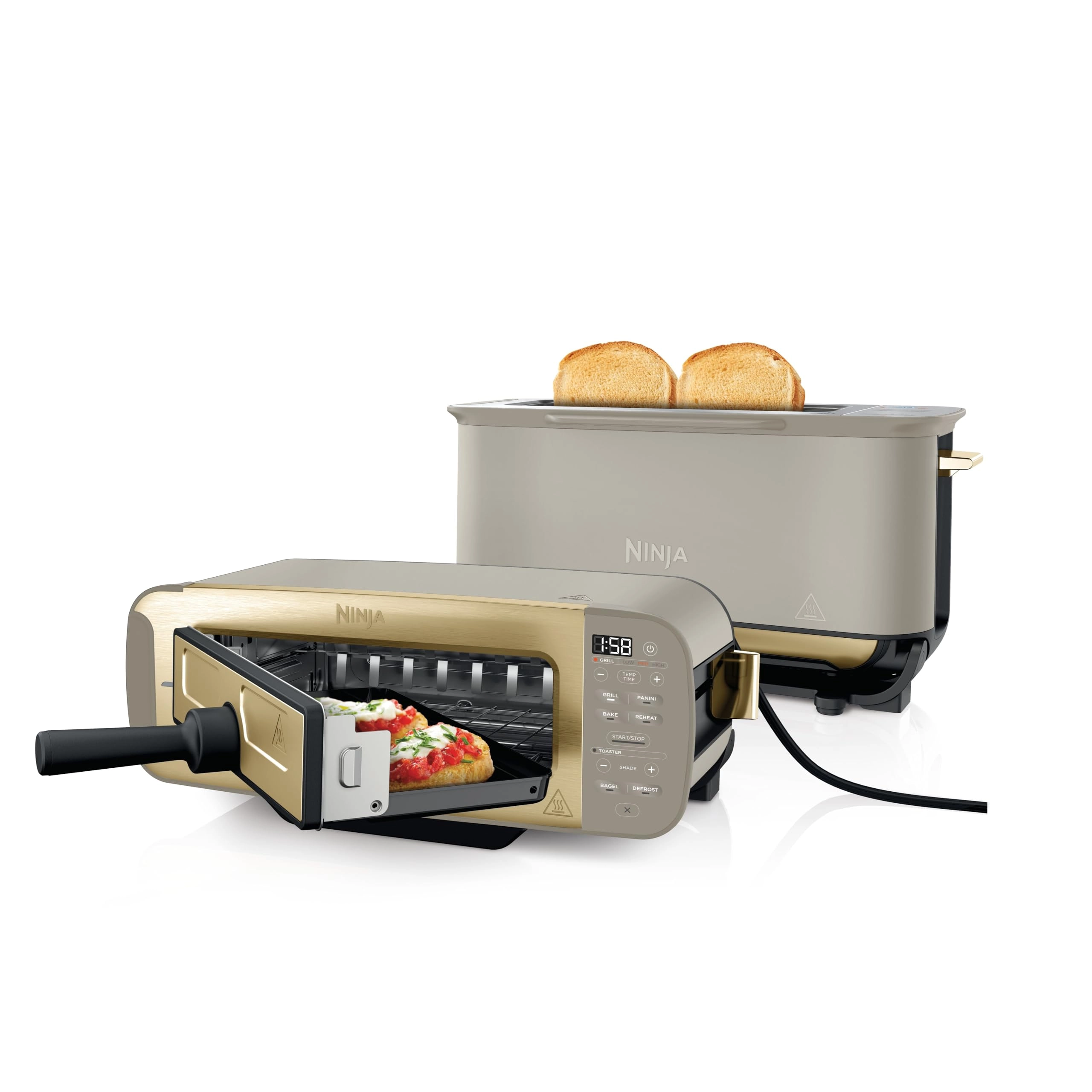 Ninja Foodi 3-in-1 Toaster - 7 Cooking Functions Stone Gold