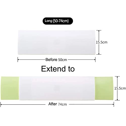 Retractable Air Conditioner Shield - 58*19cm PP+PS+PVC