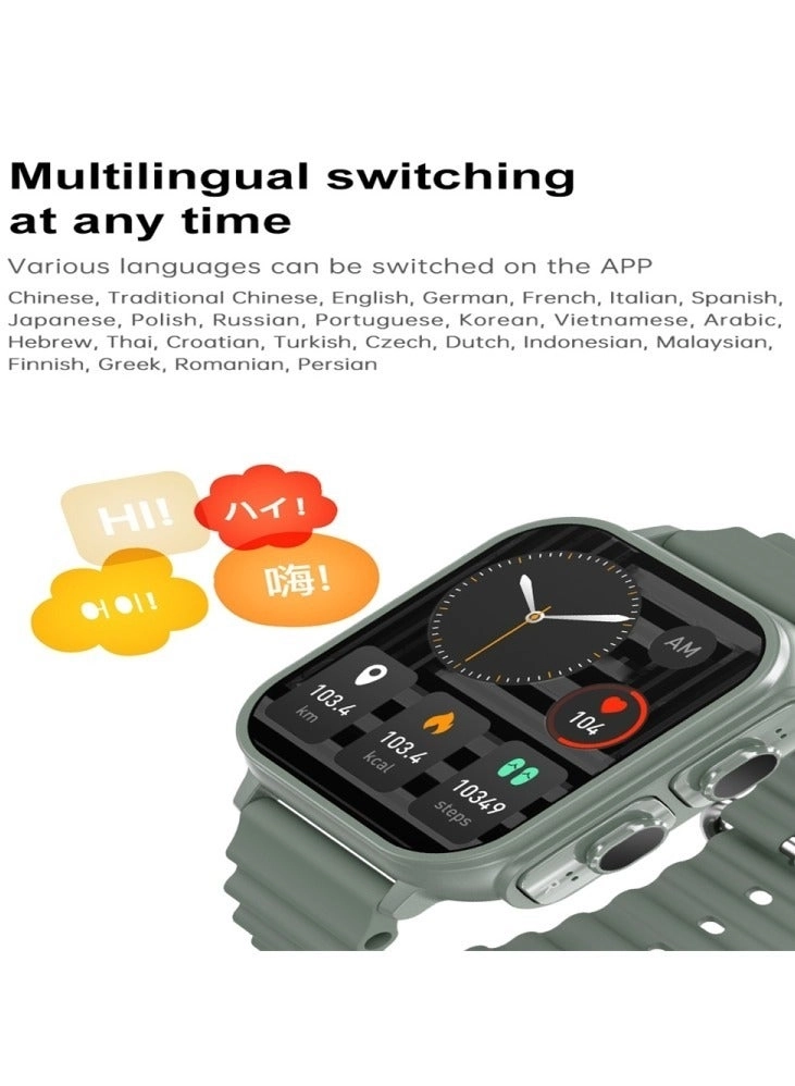 N22 - 1.96 inch Color Screen 2 in 1 Smart Watch And TWS Headphone