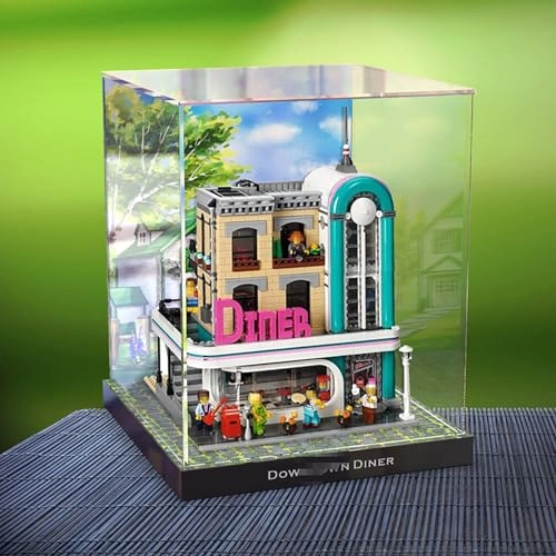 Acrylic Display Case - 30 x 30 x 39 cm White base