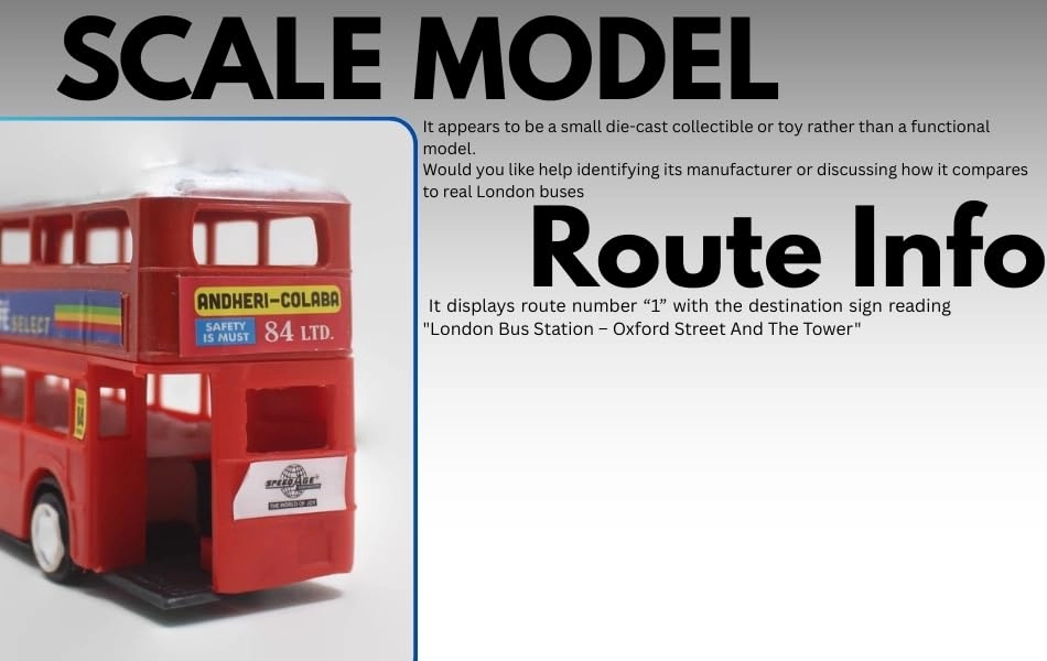 Double Decker Bus - 1 pcs