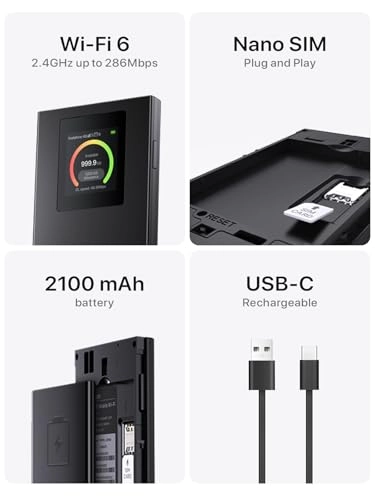 MF6 - 4G LTE Wi-Fi 6 286 Mbps