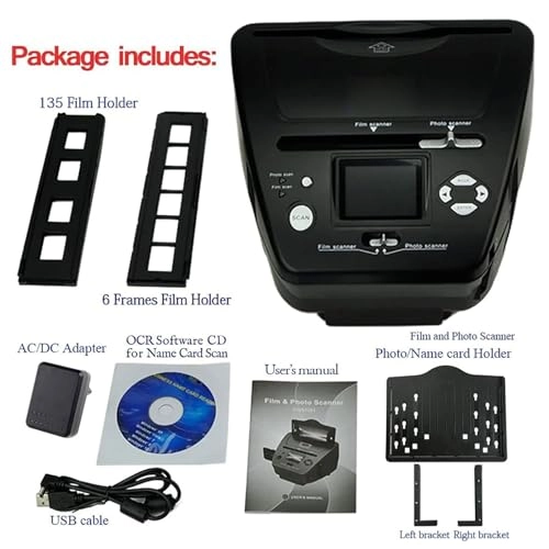Film & Slide Scanner - 2.4" LCD 16MP 35mm