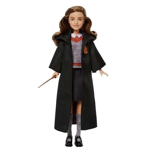 Hermione Granger Fashion Doll - Hogwarts Robe Wand Ages 6+