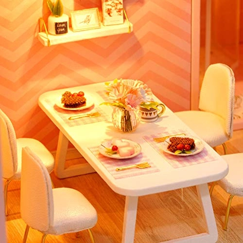 DIY Miniature Dollhouse Kit - Pink Girl Motif
