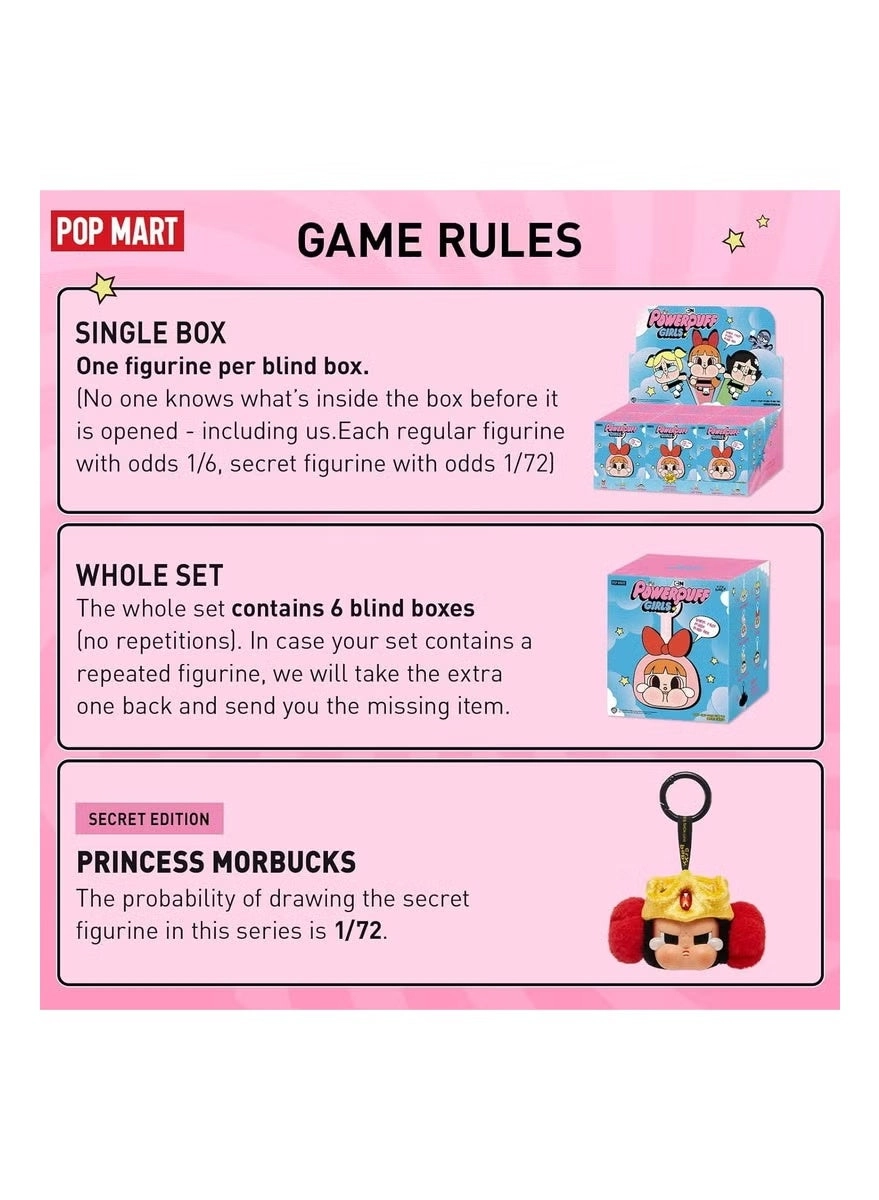 CRYBABY x Powerpuff Girls Vinyl Face Plush - Approx. 15–17cm