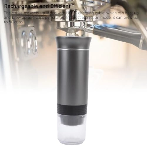 Portable Capsules Coffee Maker - 120mL ground coffee or capsules