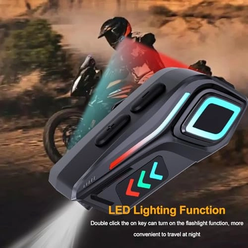 Motorcycle Helmet Headset - Bluetooth 5.4