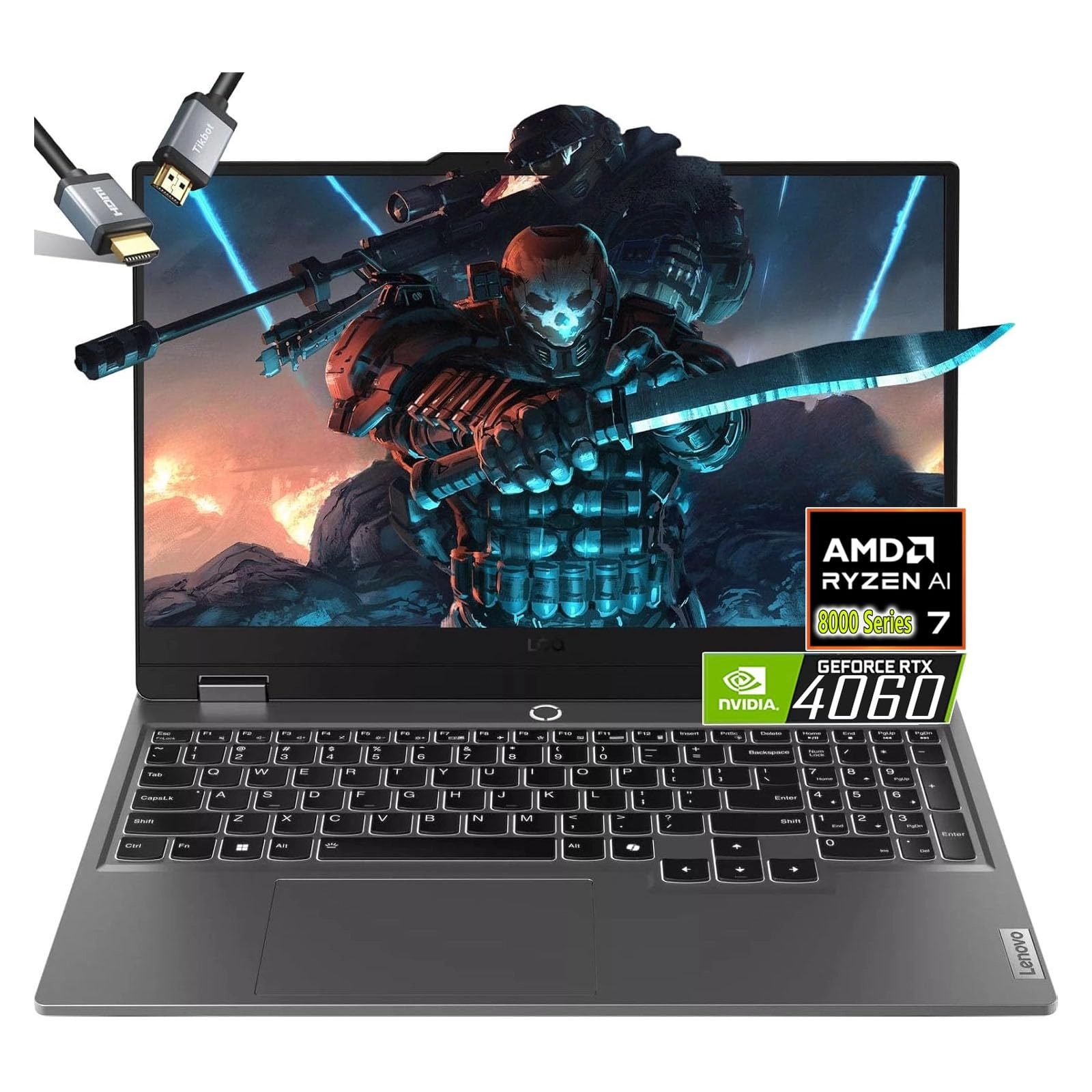 Lenovo LOQ 15 - 15.6'' Ryzen 7 8845HS 64GB DDR5 2TB PCIe SSD