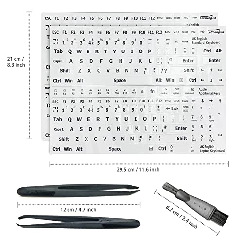 Keyboard Stickers - UK Pack