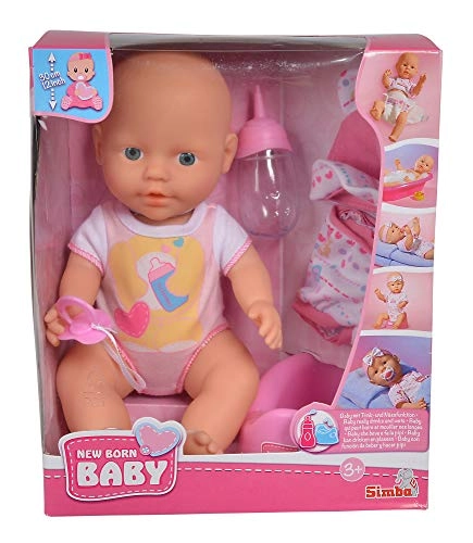 New Born Baby Doll - 30 cm Drink and wee Ages 3+