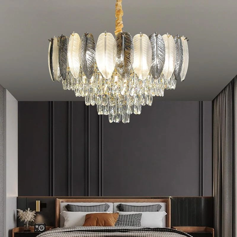 Crystal Chandelier - White Warm White Natural White