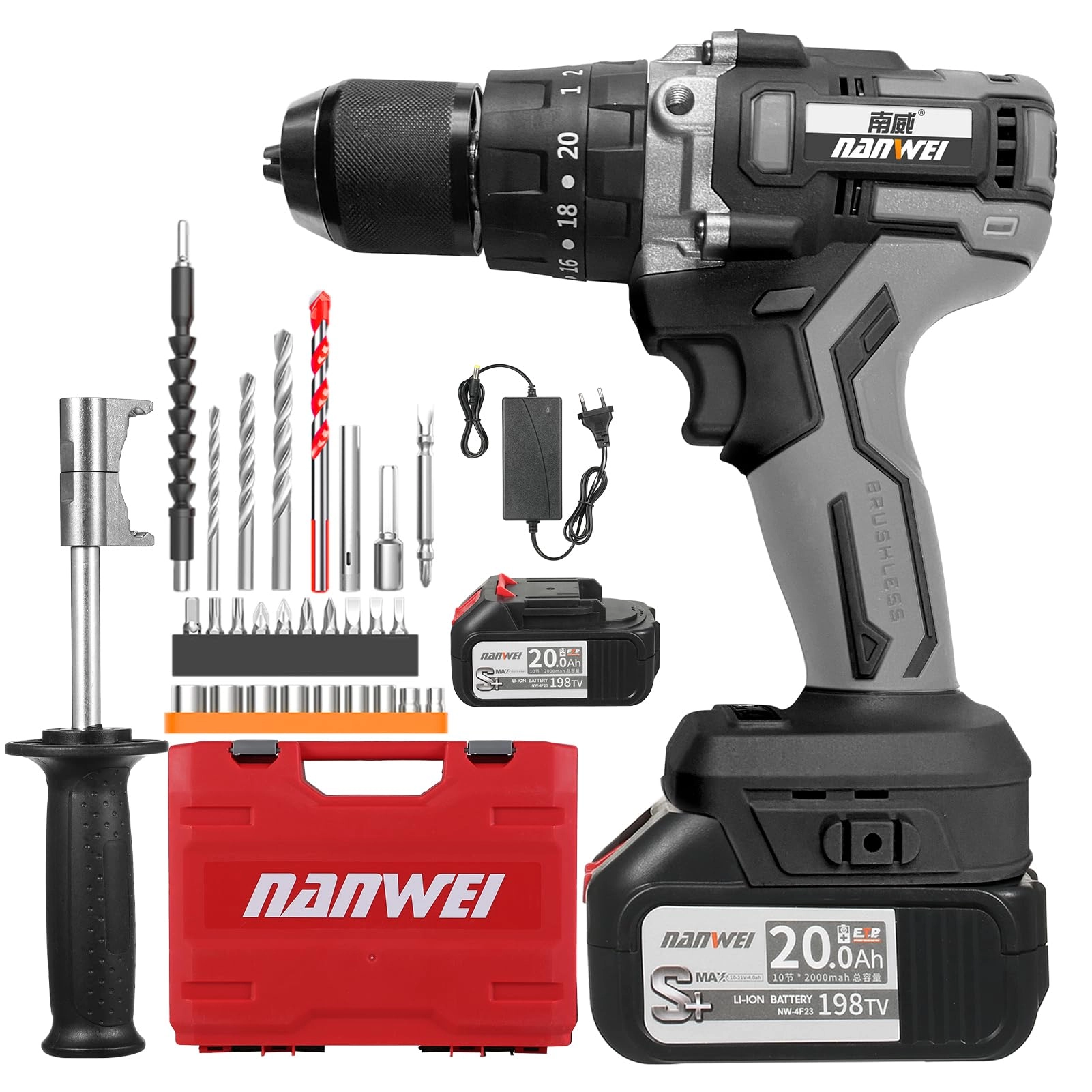 Cordless Drill Driver - 21V 200Nm 1/2in