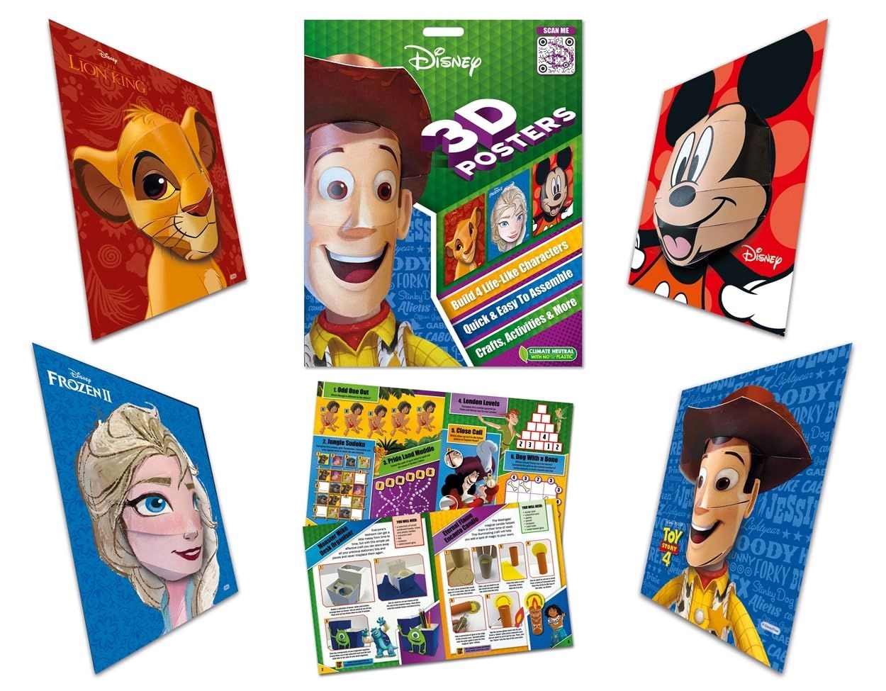 Disney Princess 3D Posters - 22 x 1 x 27 cm