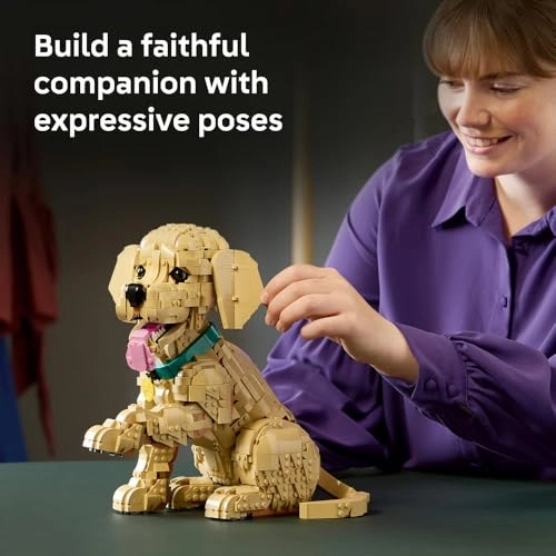 Golden Retriever Puppy (11384) - Posable Home Decor