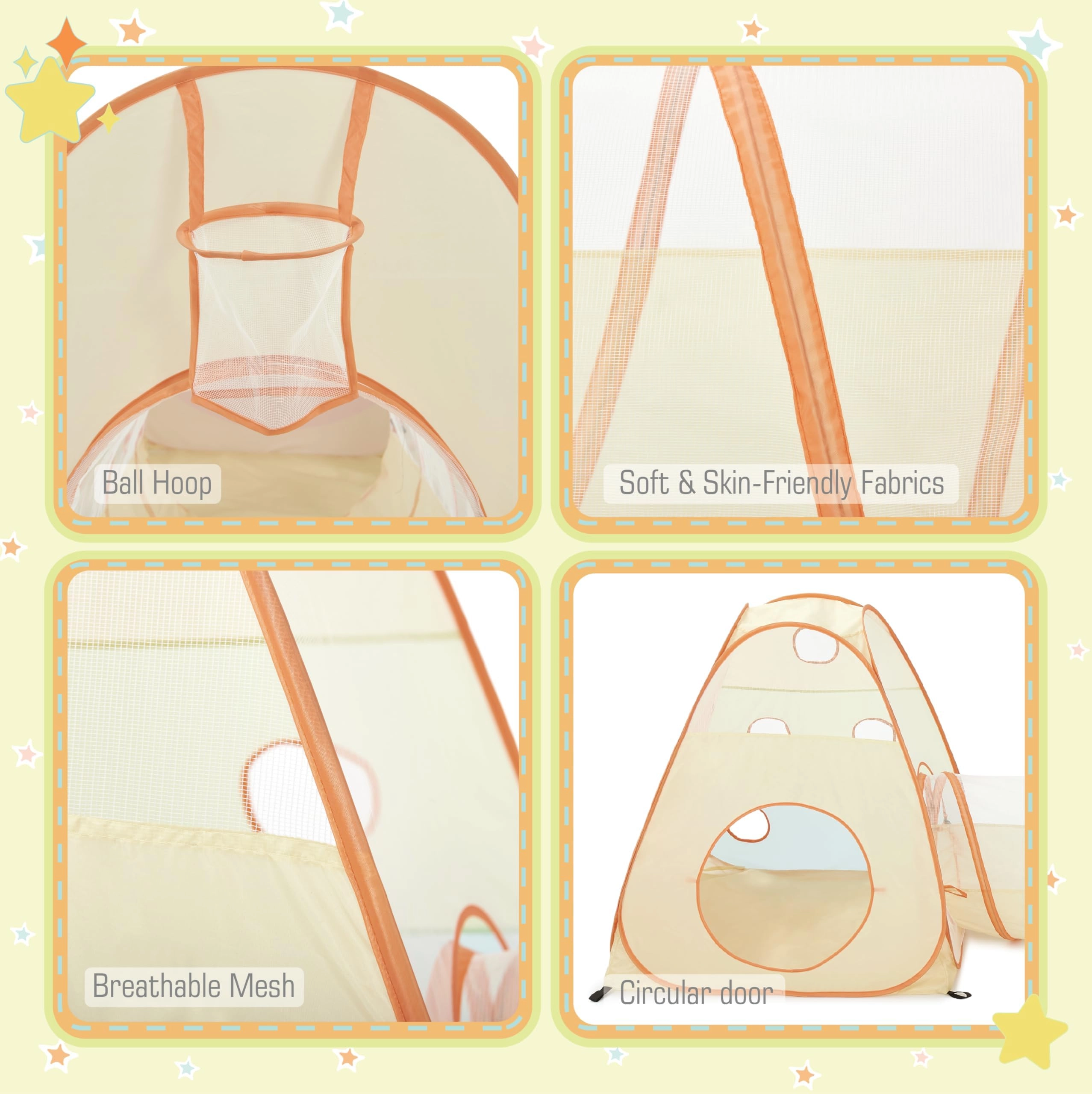 3 in 1 Pop Up Play Tent