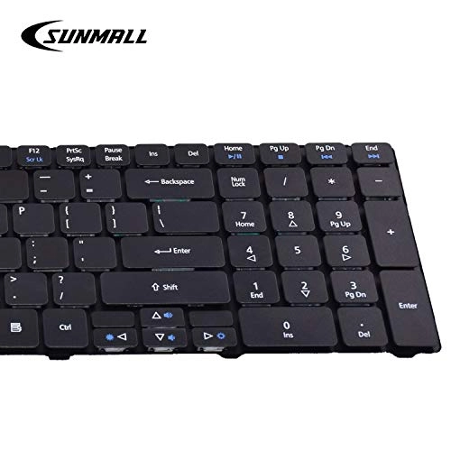 Laptop Keyboard Replacement - US Layout Black