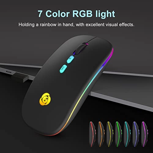 LED Wireless Mouse - Bluetooth