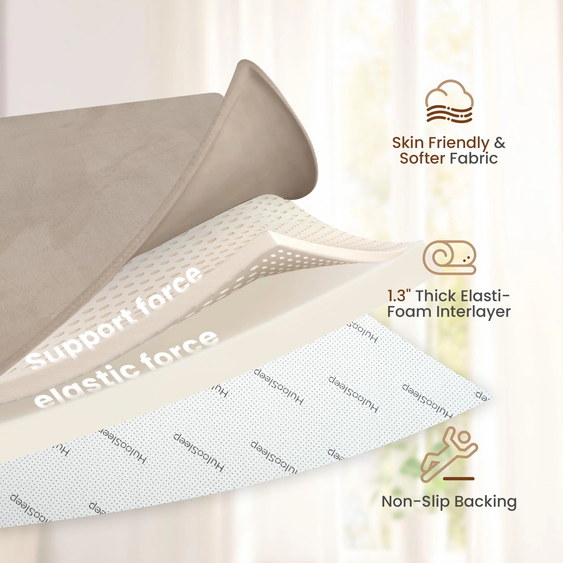 Baby Activity Play Mat - 79"x118" 1.3" Thick Cream
