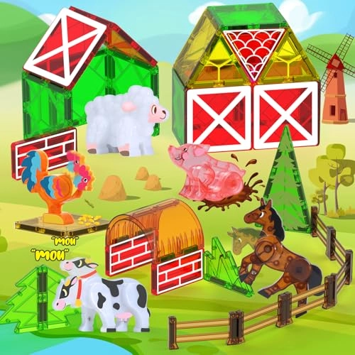 Magnetic Farm Animals - 30 pieces