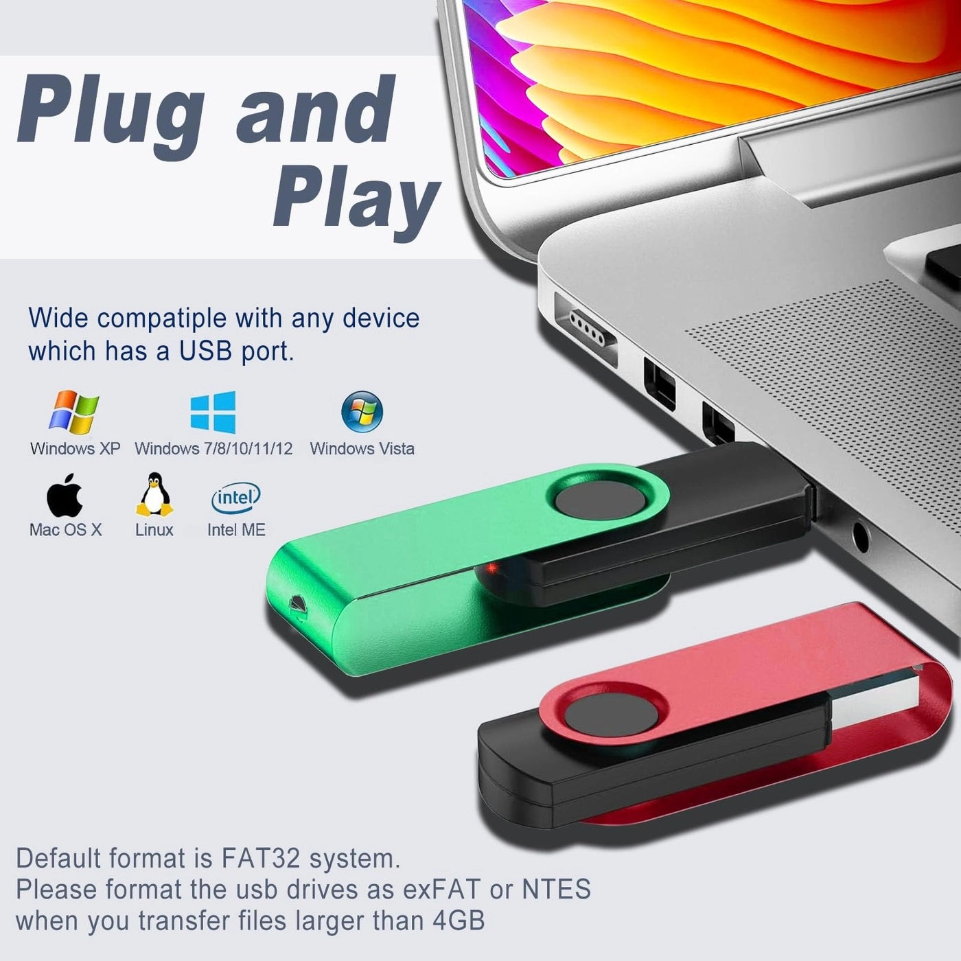 USB Flash Drive Pack - 2GB