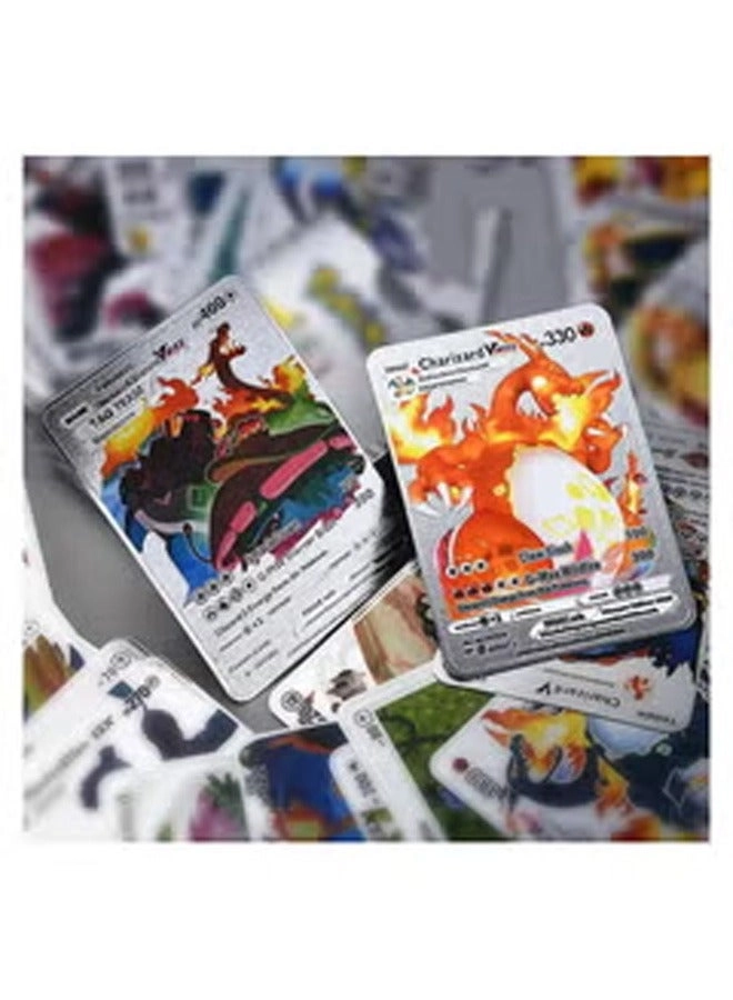 Assorted Cards Deck Box Set - Silver 55pcs